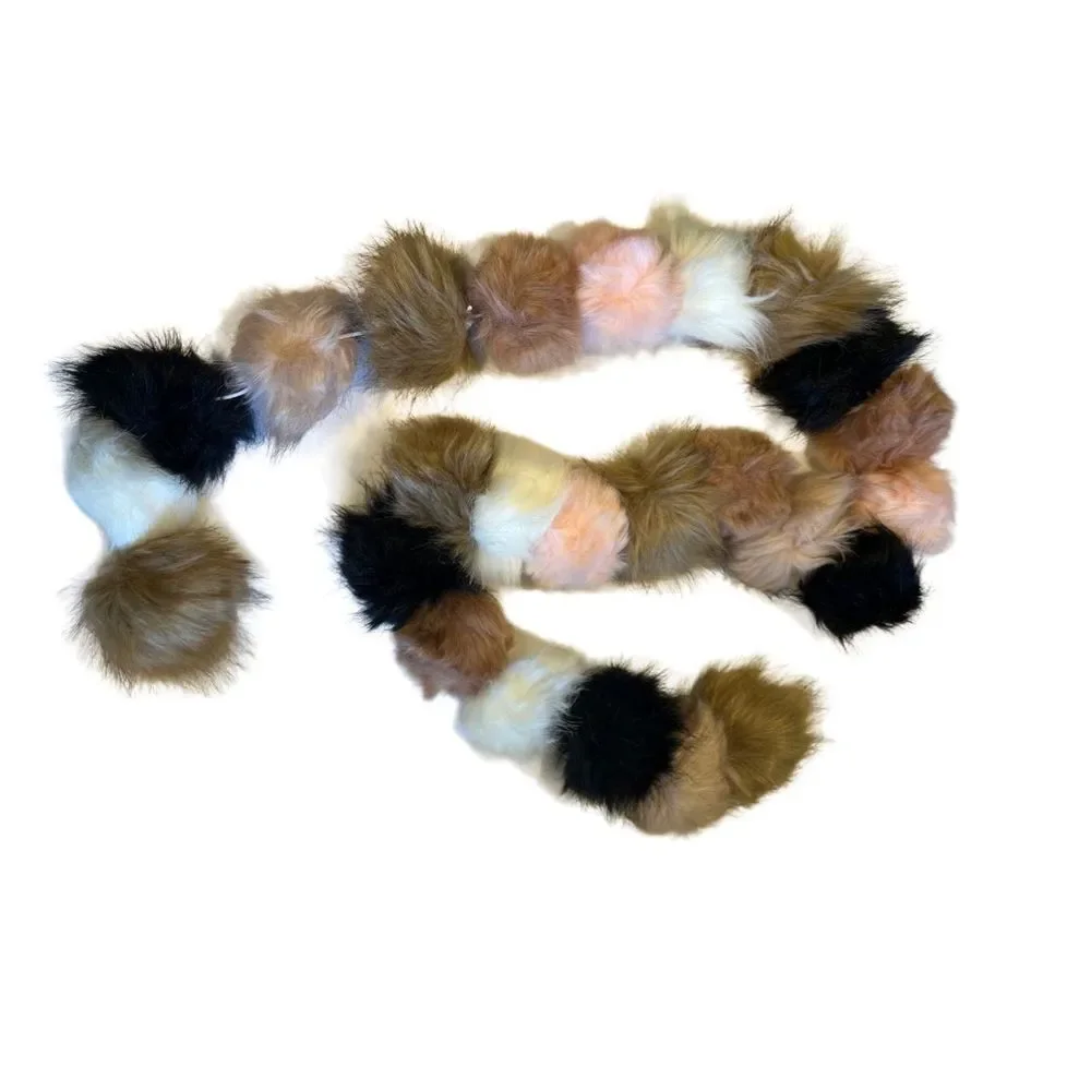 Betsey Johnson Multicolor Faux Fur Scarf - Picture 2 of 4